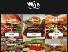 Tablet Screenshot of mjsrestaurant.com